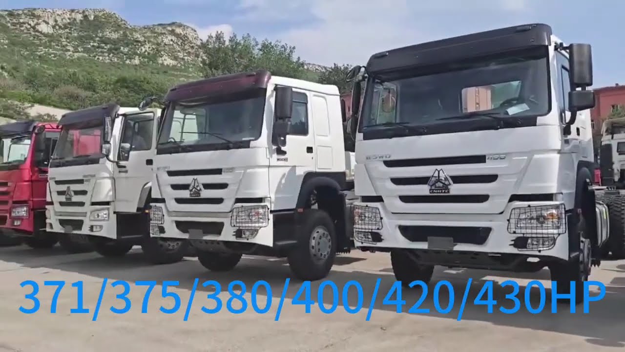 2025 New China Sinotruk Howo 336/371/375/380/400/420/430 Truck Head Tractor for Sale in Stock!