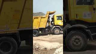 dump truck 22 | heavy loaded dump truck #dumptruck #shorts