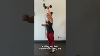 Single Arm Dumbbell Thruster | with Voiceover | Total Body Strength Training | Power Training