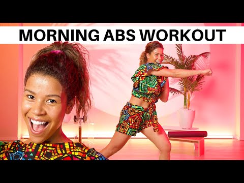 MORNING AFROBEATS STANDING ABS WORKOUT Growwithjo