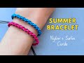 DIY ☀️ Summer Macrame Bracelet for Girls | Easy Friendship Bracelet with Floral Pattern