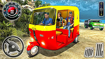 Offroad Tuk Tuk Rickshaw Driver: Auto Rickshaw 3D Hill Simulator - Best Android GamePlay