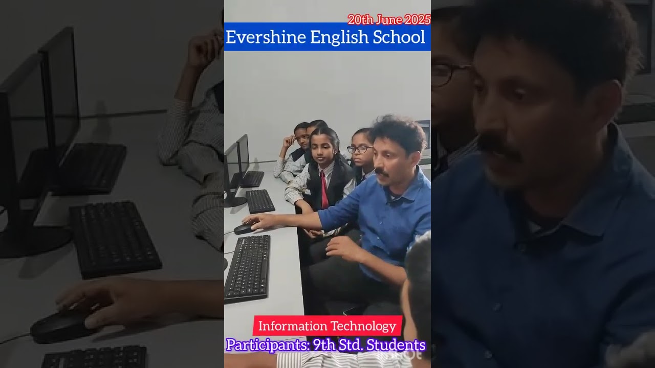 #evershine school students attend robotc and computer class