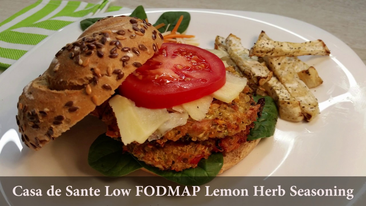 Low FODMAP Vegetarian Burger YouTube