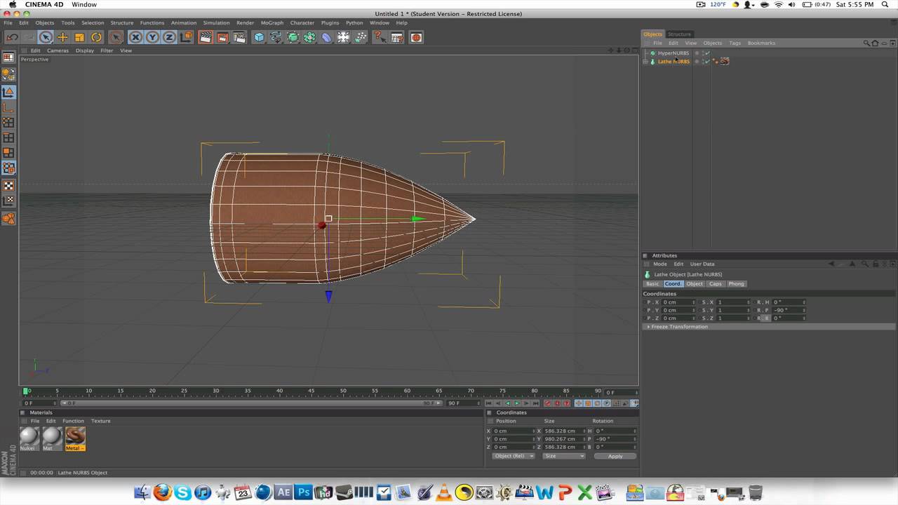 How To Model A Bullet | Cinema 4D