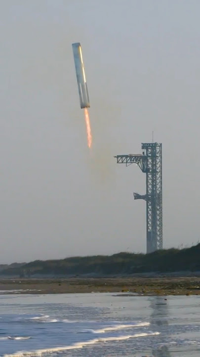 WOW! Watch SpaceX Catch A Starship Booster In Air