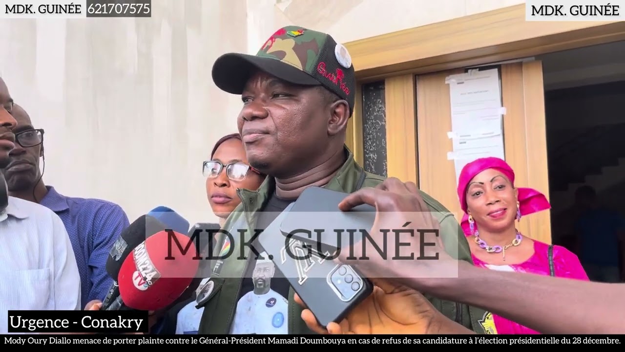 « S’il refuse de se porter candidat, je porterai plainte ! » Modo Oury Diallo, face à la presse.