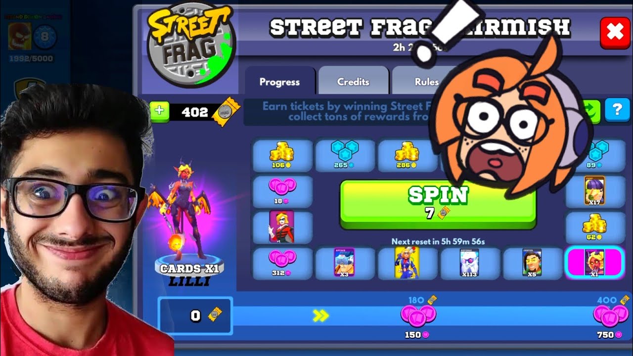Best Events + Best STREET FRAG Gameplay | Lilli FREE Legendary Card ✓ Frag Pro Shooter 