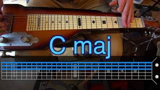 Lapsteel Basics  2 Ways to Play Major and Minor Chords in C6 Tuning