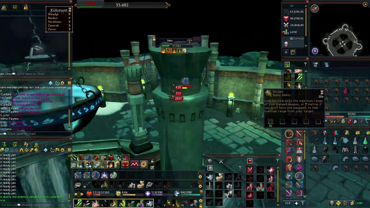 RuneScape testing dual Blightbound crossbows