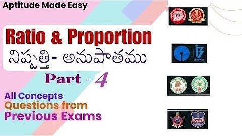 AP Mega DSC | RATIO & PROPORTIONS (నిష్పత్తి - అనుపాతం) in Telugu | Part 4| Arithmetic|@AM Tutorials