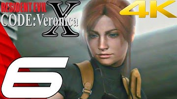 Resident Evil Code Veronica X HD - Gameplay Walkthrough Part 6 - Tyrant Boss Fight [4K UHD]