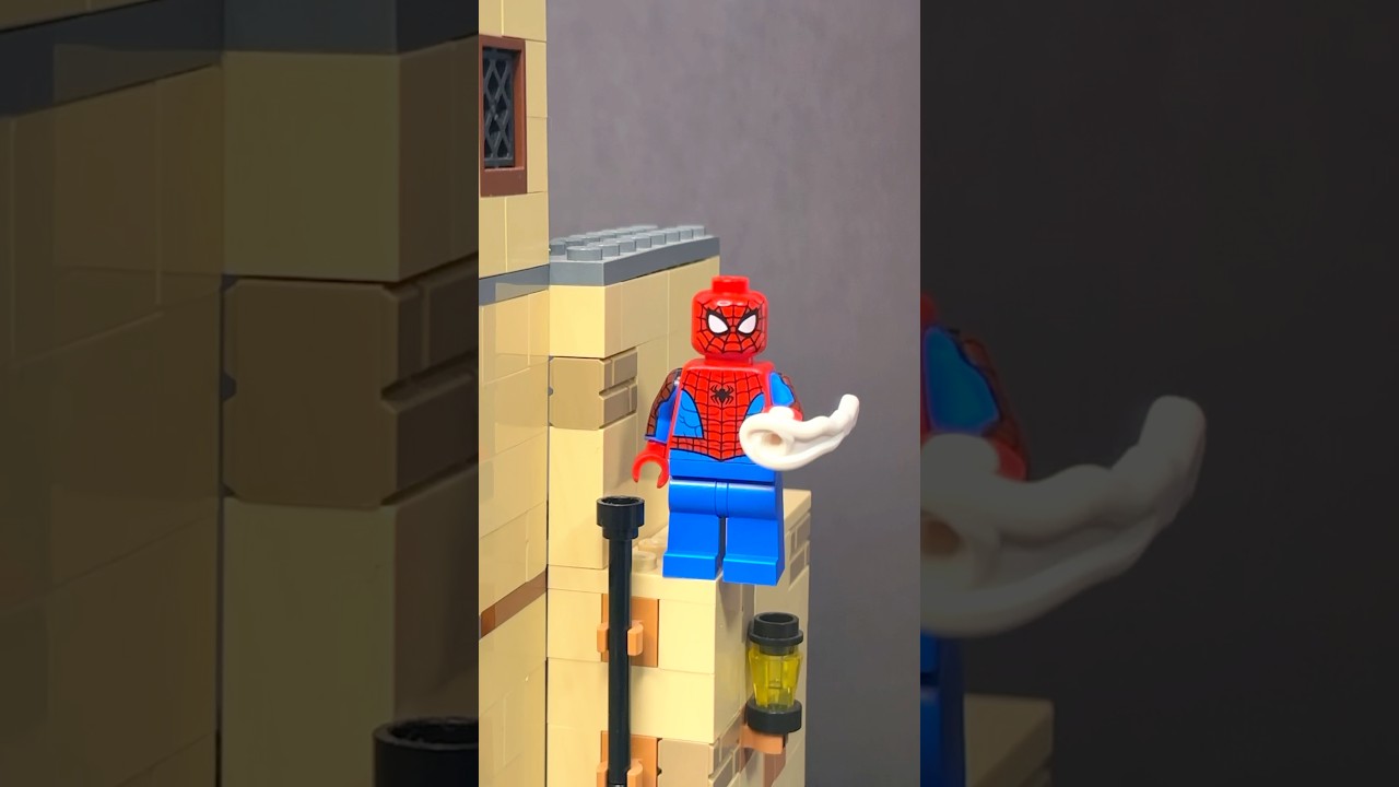 Lego Spider Man + Camera + Web | SPEED BUILD