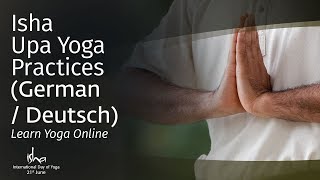 Isha Upa Yoga Practices (German / Deutsch): Learn Yoga Online