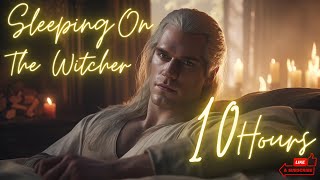 10 Hours | Sleeping on The Witcher's Chest 💖[Geralt] [Breathing] [Black Screen] [Rain] [Cozy] [ASMR]