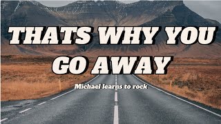 LYRIC That's Why You Go Away _ Michael Learns to Rock COVER Matheo in Rio