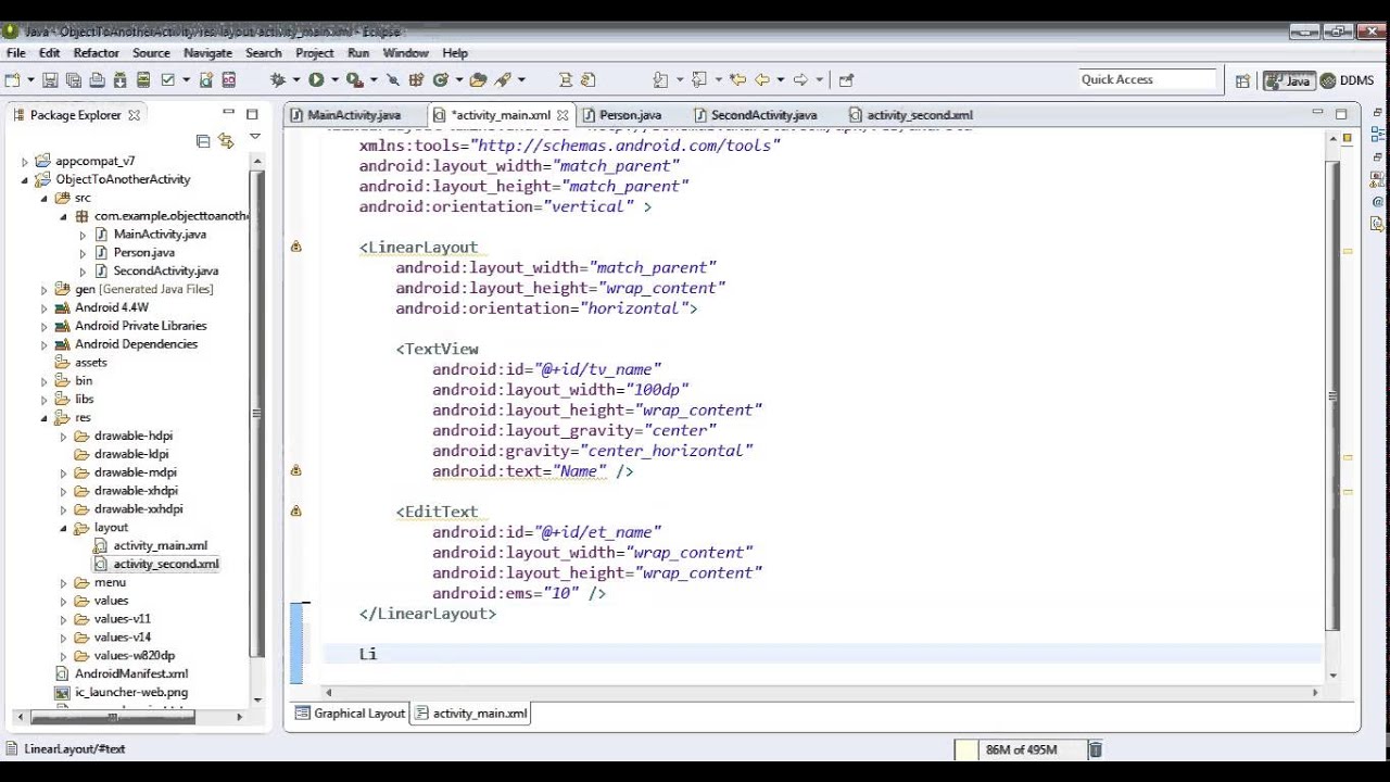 How to pass Java Object from one activity to another Activity YouTube