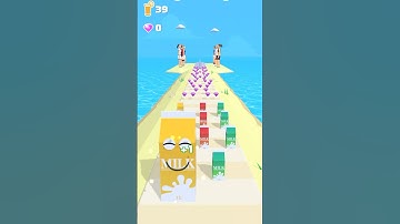 Juice Run ⚡️🌩️🧃 👾 Satisfying And Relaxing ASMR Sound Gameplay. #stmkgaming #shorts #gaming .