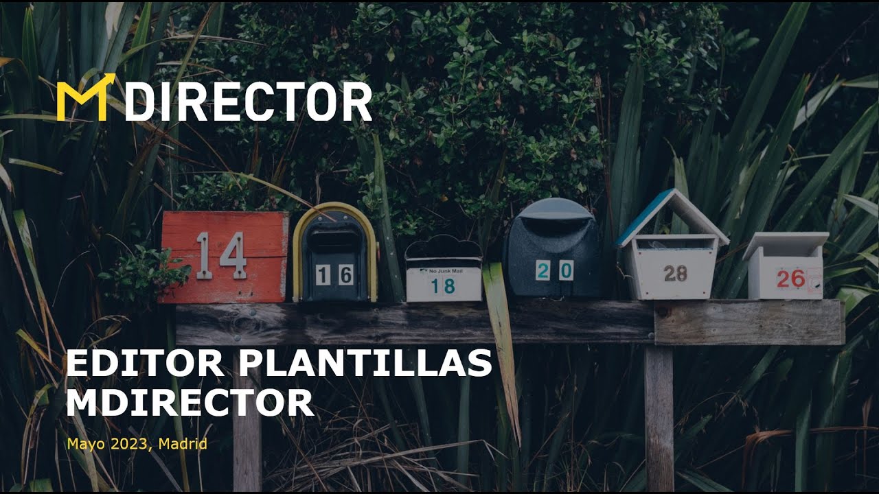 Saca partido al Editor de Plantillas de MDirector