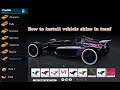 How to install vehicle skins in trackmania nations How to install vehicle skins in trackmania nations