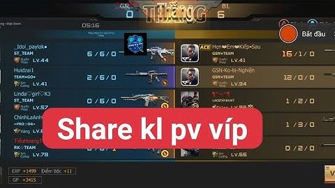 Hack cf mobile / Share kl pv vip Của Quang Hoa Hồng cho ae đi Rank