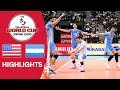 USA vs. ARGENTINA - Highlights | Men's Volleyball World Cup 2019
