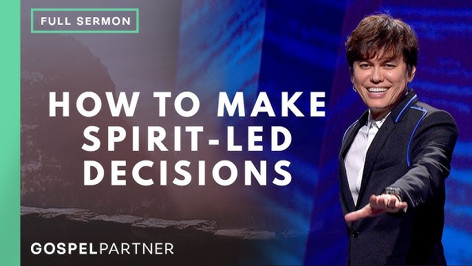 Be Spirit-led Joseph Prince's Sermon On 2024