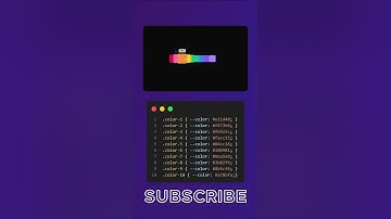Amazing Colour Palette with Hover Effect | HTML & CSS ONLY #programming #coding
