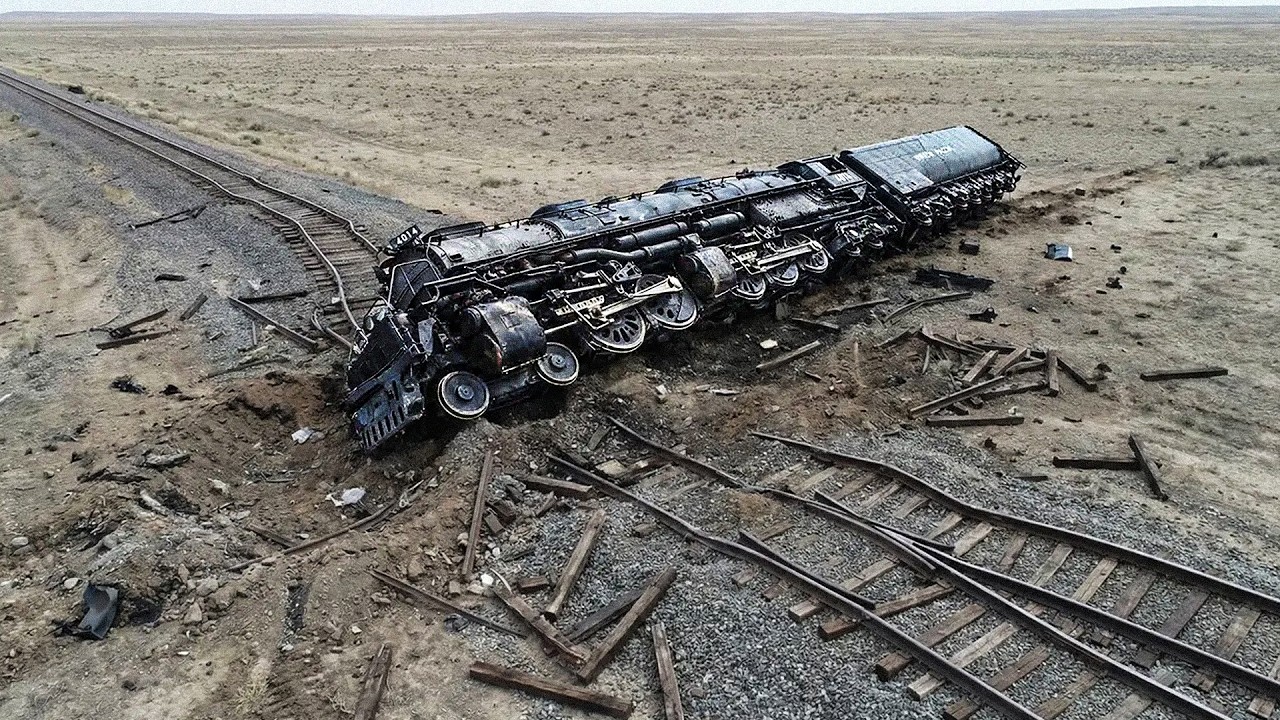 What Happens When a Freight Train Hits a Rail Defect at 60 MPH - YouTube