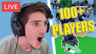 100+ Player Custom matches & New Kit! ( Pure Chaos!) (Roblox BedWars) Live