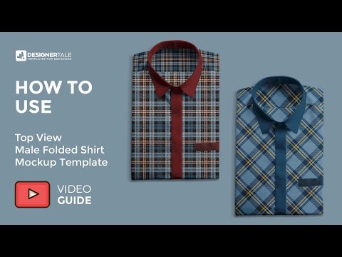 Top-view Male Folded Shirt Mockup, a Shirt Mockup by Designertale (Thumbnail 8 of 8)