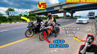 2024 R15 v4 🆚 2019 Old KTM Rc200 Drag Race🤯2025 | Kon Si Win Hogi🫣