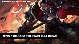 [Season 11.7 PBE] Darius Jungle Clear Guide | 2:58 Red-Start Full Clear (Yes 2:58)