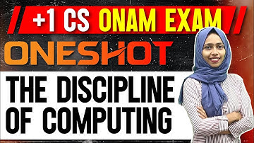 +1 Computer Science | The Discipline Of Computing | Oneshot | Exam Winner Plus One