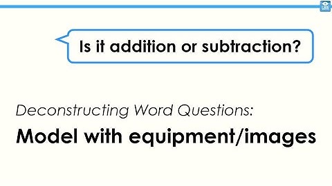 Deconstructing Word Questions: model with equipment/images