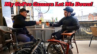 I took my Brompton bike for tea and we talked about my 110km Brompton journey.