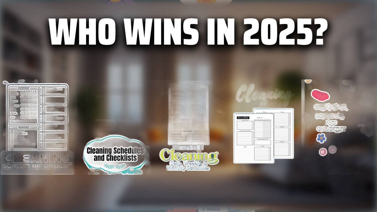 The Top 5 Best Cleaning Planner in 2025 - Must Watch Before Buying!