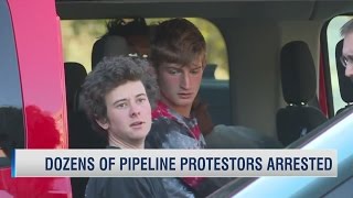 Pipeline protest turns into a riot, 83 arrested