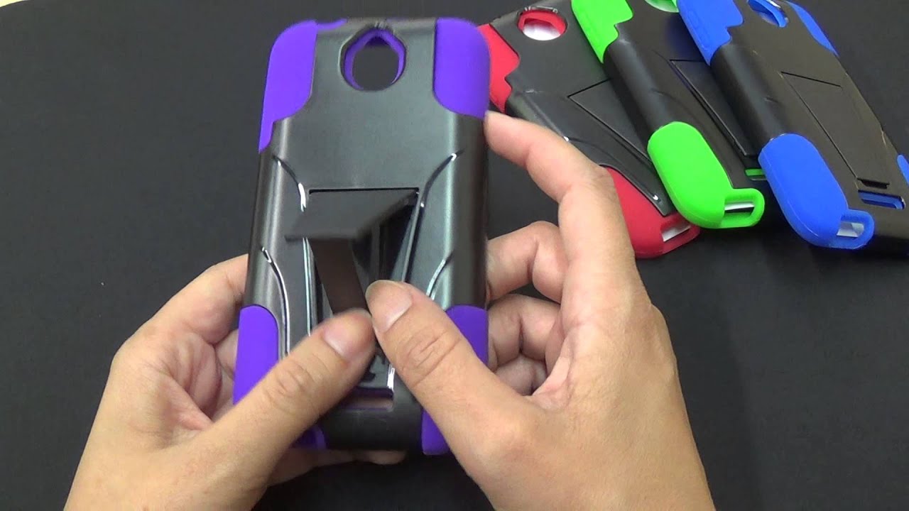 HTC Desire 510 Double Layer Hybrid Cell Phone Case Overview by CellCasesUSA