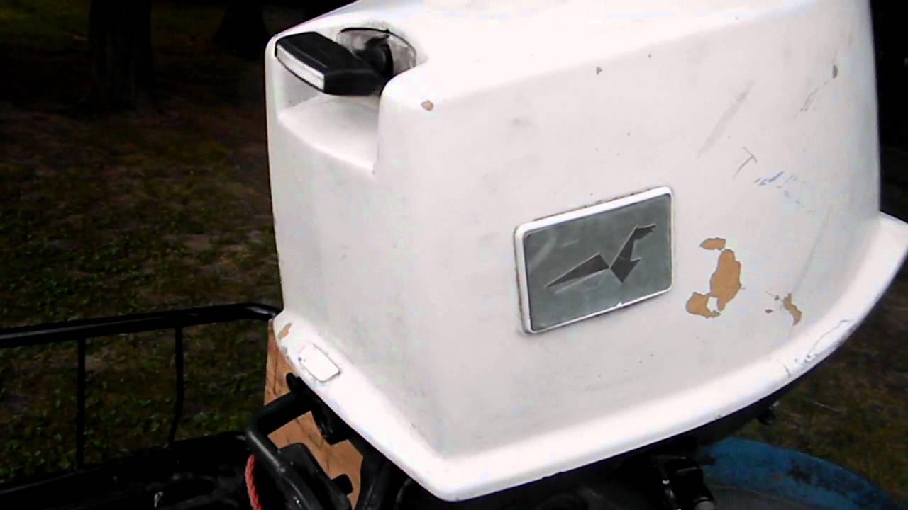 Johnson 20hp Electric Start - YouTube