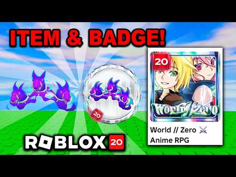 How to get WORLD ZERO ITEM & BADGE!! | The Hunt 20 Roblox