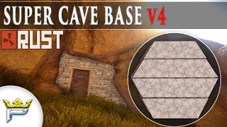 Super Cave Base V4 Rust 40-60 Rockets 2017