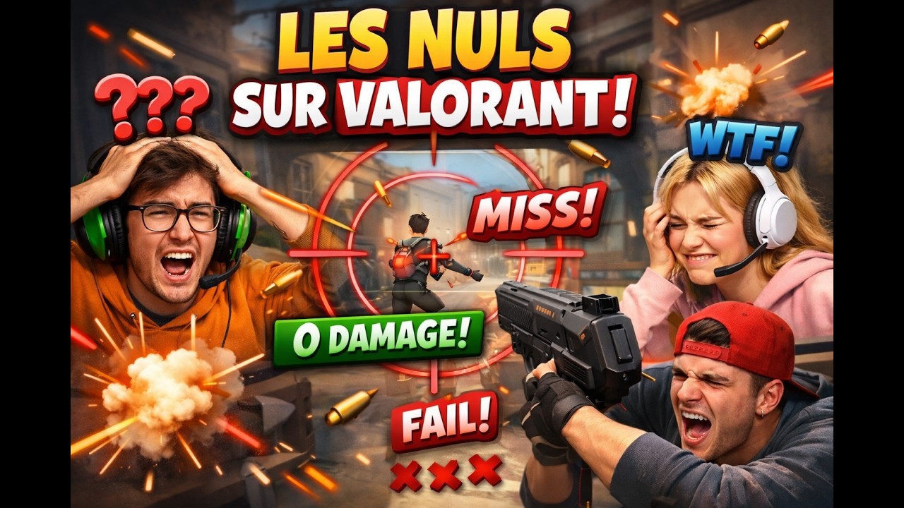 0 DAMAGE, 100% HONTE 🤡 #1 (Compilation Valorant) - YouTube