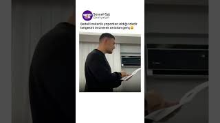 Bedelli askerlik yaparken aldığı takdir belgesini övünerek anlatan genç😄