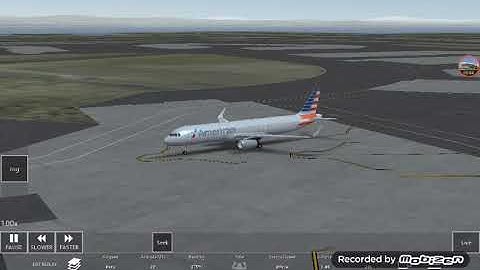 Infinite Flight - American Airlines A321 in San Francisco Intl Airport: Pushback to Takeoff