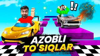 ROBLOXDA GTA 5 SKILL TEST (EPIC CAR STUNT RACE OBBY)