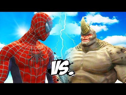 Spider-Man vs Rhino - Epic Superheroes Battle