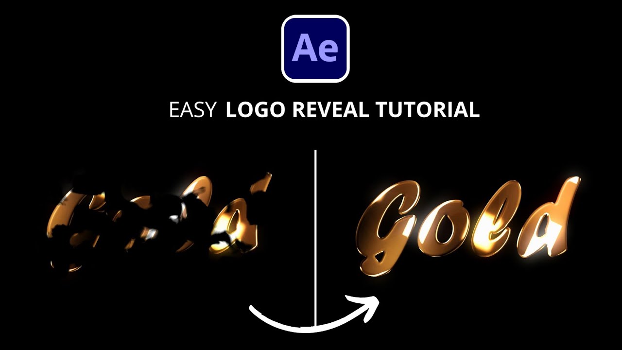 Logo Reveal Animation Adobe After Effects Tutorial 2024 (no plugins ...