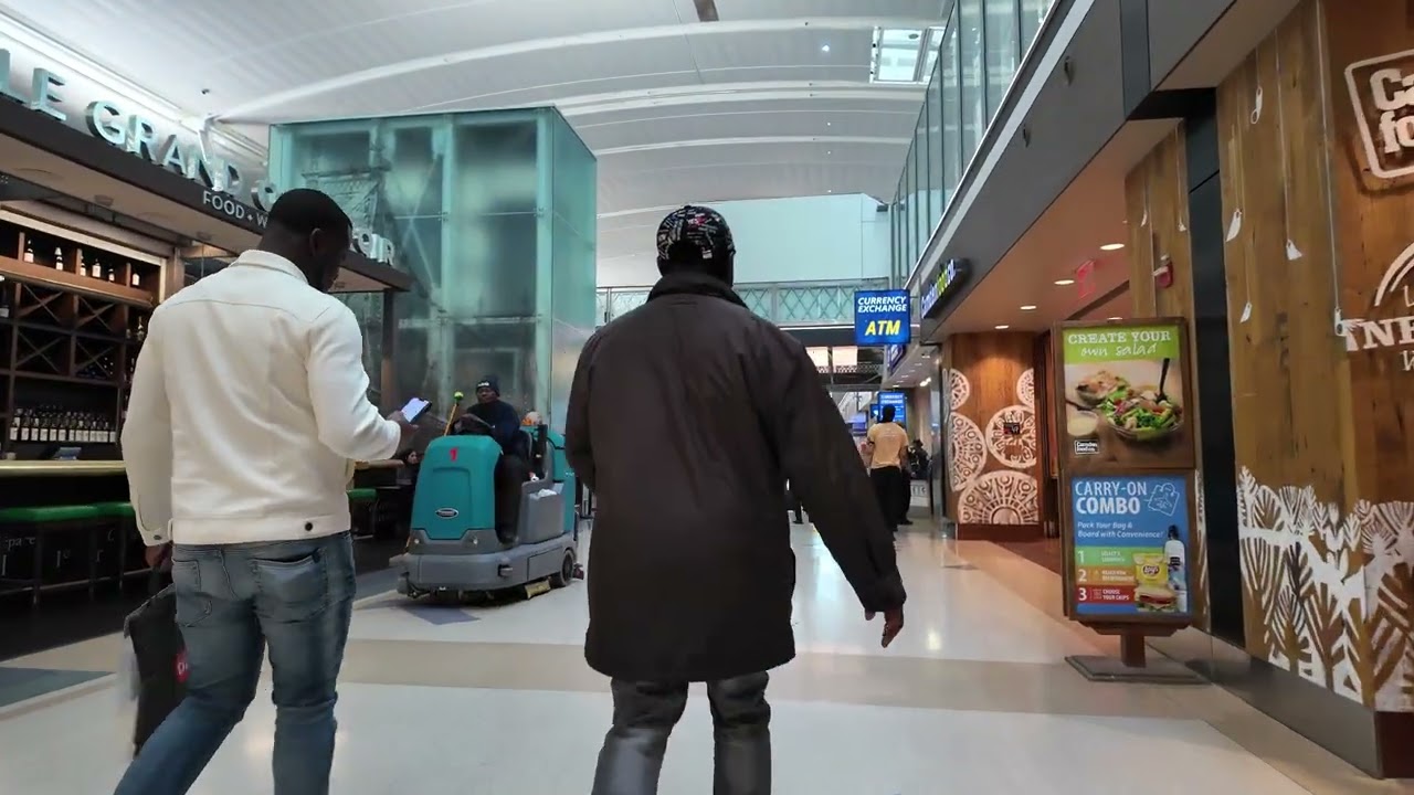 John F. Kennedy International Airport Walking Tour // JFK Airport // 4K Virtual Walk