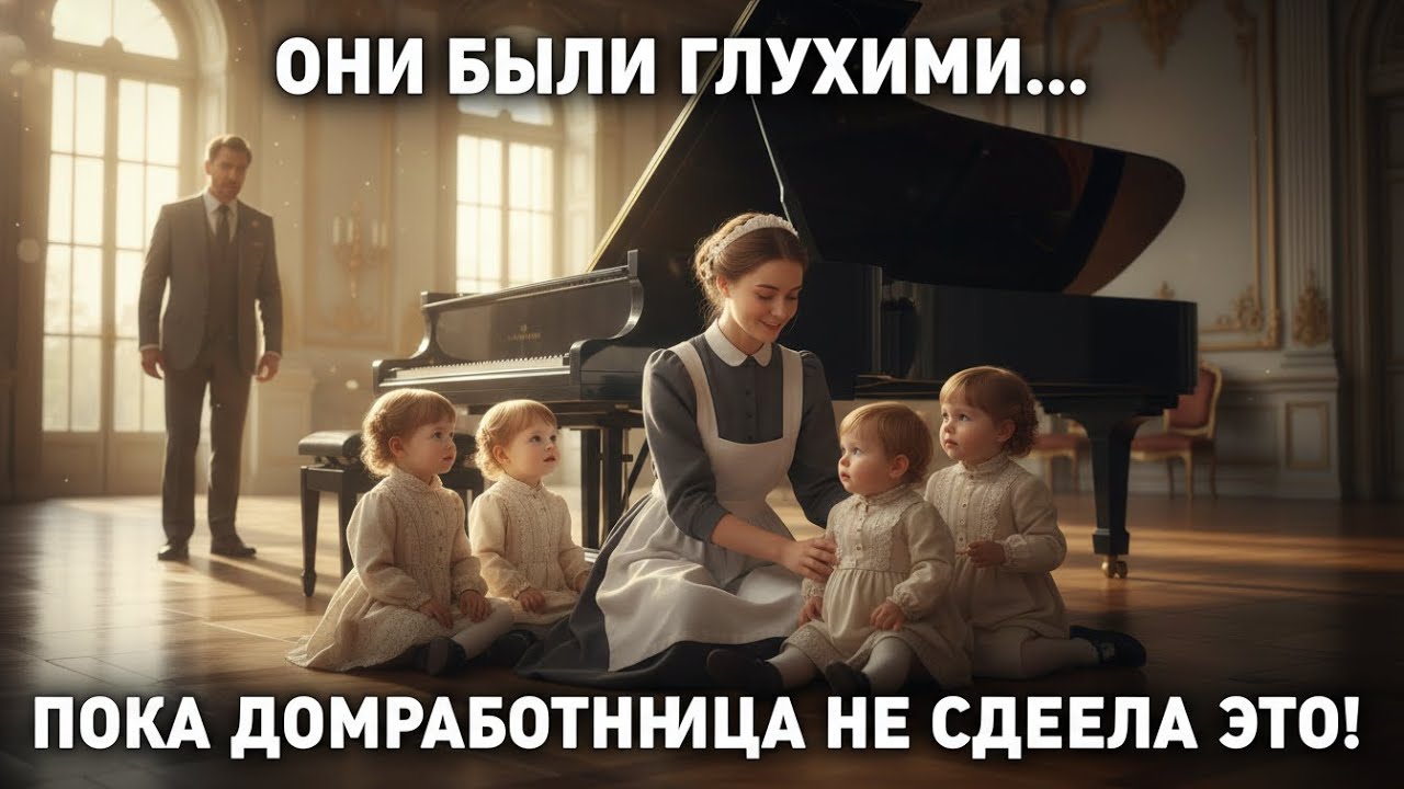 Миллиардер потерял надежду на своих глухих детей… но бедная домработница изменила всё